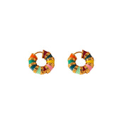 ins Vintage Color Fashion Macaron Earrings -DMS00123